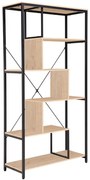 Liberta QUICK ΒΙΒΛΙΟΘΗΚΗ ΦΥΣΙΚΟ ΜΑΥΡΟ 85x35xH163cm 85x35xH163cm 28-0301