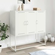 vidaXL Ντουλάπι Λευκό 100,5x39x107 εκ. Ατσάλινος