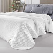 Κουβέρτα Eternity Snow White Guy Laroche Υπέρδιπλo 230x240cm 100% Βαμβάκι