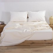 Σεντόνι Μονό Επίπεδο (170x270) Nef-Nef Homeware Basic Εκρού