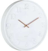 Ρολόι Τοίχου Calma KA6041WH 30cm White Karlsson Πολυπροπυλένιο
