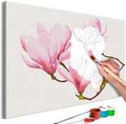 Πίνακας για να τον ζωγραφίζεις - Floral Twig 60x40