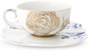 ΦΛΥΤΖΑΝΙ CAPPUCCINO ΜΕ ΠΙΑΤΑΚΙ 225ml PIP STUDIO - ROYAL WHITE 51004035