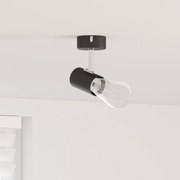 vidaXL Φωτιστικό Οροφής 1 Ρυθμιζόμενο Μαύρο E27