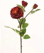 Τεχνητό Κλωνάρι Τριαντάφυλλο 1820-7 61cm Red Supergreens Polyethylene