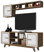 ΣΥΝΘΕΣΗ ΤΗΛΕΟΡΑΣΗΣ HM9513.03 ΜΕΛΑΜΙΝΗΣ ΣΕ ΚΑΡΥΔΙ KAI ΛΕΥΚΟ 160x35x56.2Yεκ.