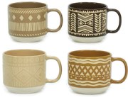 Κούπα 41cl Ethnic Σχέδιο Κεραμικό Φ8.5x11cm Σε 4 Σχέδια