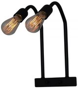 Απλίκα φωτιστικό HYDRA μαύρο μεταλλικό διπλό HL-301-W2 Homelighting-77-3123-Μαύρο 77-3123