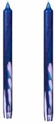 Drip Σετ με Διακοσμητικά Κεριά Μπλε/Μωβ, H29 Ø2,1cm Broste Copenhagen