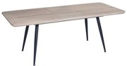 Epiplo World  Rosa τραπέζι επεκτεινόμενο 140(180)x80εκ. Sonoma Μαύρο BEST-15322589