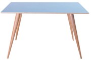 Τραπέζι Planet Blue 124X78X75 cm Wood