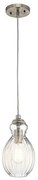 Κρεμαστό Φωτιστικό Οροφής 1xE27 Νίκελ  Φ17cm  Riviera KL-RIVIERA-P-C Elstead Lighting-KL-RIVIERA-P-C-Νίκελ Ματ KL-RIVIERA-P-C