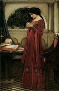 Αναπαραγωγή The Crystal Ball, 1902, Waterhouse, John William