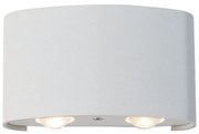 Απλίκα LED Εξωτερικού Χώρου Viokef Twist White 4211000