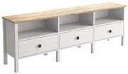 Έπιπλο Τηλεόρασης 787CDL1803 180x35x60cm White-Natural