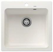 Blanco Naya 5 White Silgranit® PuraDur® Γρανιτένιος Ένθετος Νεροχύτης 51,5x51cm