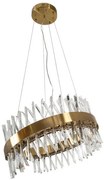 Πολυέλαιος Κρεμαστό Φωτιστικό Οροφής LED 120W Χρυσό Κρύσταλλο PDC 678 0104410 Arlight-104410-Χρυσό 0104410