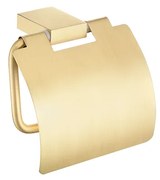 Χαρτοθήκη με Καπάκι Sanco Monogram Brushed Brass 120417-AB12