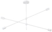 Κρεμαστό Φωτιστικό Οροφής Μέταλλο H55 Φ100 Eurolamp-144-23000-Λευκό 144-23000