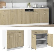 vidaXL Ντουλάπι με Συρτάρι Lyon Sonoma Δρυς 80x46x81,5 εκ. Επεξ. Ξύλο
