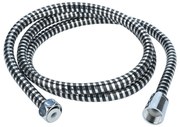 Estia 02-23829 Σπιραλ Ντους 1.5m, Ασημι-Μαυρο
