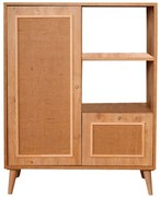 Ντουλάπι Jut 998VOW1164 90x40x110cm Oak Γιούτα,Ξύλο