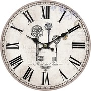 Ρολόι Τοίχου ArteLibre MDF Φ34x3.8cm-14650001