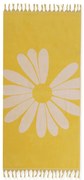 Πετσέτα Θαλάσσης Daisy Style Yellow Nef-Nef Θαλάσσης 80x160cm 100% Cotton