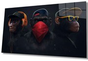 Πίνακας Γυάλινος  221JRS1713 72x46cm Multi Wallity Οριζόντιοι Γυαλί