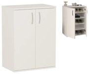 Παπουτσοθήκη - Ντουλάπι Manolo Megapap χρώμα λευκό 60x38x81,4εκ. - GP041-0084,1