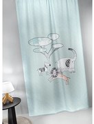 Παιδική Κουρτίνα (145x270) Με Τρέσα Guy Laroche Zootopia Aqua Grey