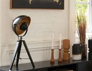 Επιτραπέζιο Φωτιστικό Lahti Atmosphera με λαμπτήρα E27 και διαστάσεις 30.5x29.5x77.5cm - Black