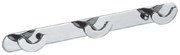Άγκιστρο Μπάνιου 3 Θέσεων Hotel HOOK-500-3 22cm Chrome Karag Metal