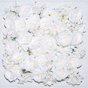 Τεχνητή Φυλλωσιά Τριαντάφυλλο 4951-7 50x50cm White Supergreens 50X50