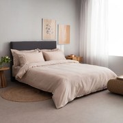 Σεντόνια Nemesis-303 (Σετ 4τμχ) Ατραντέ Beige Vesta Home Υπέρδιπλo 240x270cm 100% Βαμβακοσατέν