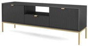 Έπιπλο Τηλεόρασης Nova P_Nova_TVc-g 154x39x56cm Anthracite-Gold