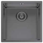 Νεροχύτης Pyramis Astris Colora 1B-Gun Metal-Μήκος: 40 εκ.