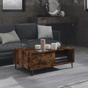 vidaXL Τραπεζάκι Σαλονιού Καπνιστή Δρυς 90x60x35 εκ. από Μοριοσανίδα