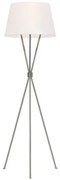 Επιδαπέδιο Φωτιστικό 1xE27  Λινό Αμπαζούρ  Penny Elstead Lighting-FE-PENNY-FL-PN-Νίκελ Ματ FE-PENNY-FL-PN