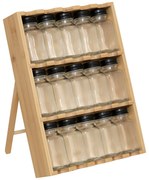 Βαζάκια Μπαχαρικών (Σετ 15τμχ) Σε Σταντ F-V Drawer 203087