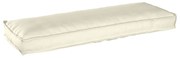 vidaXL Μαξιλάρι Παλαιού Τύπου Κρεμ 120x40x8 εκ. Oxford Fabric