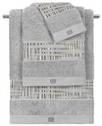 Πετσέτες Cuba (Σετ 3τμχ) Grey-Silver Guy Laroche Σετ Πετσέτες 70x140cm 100% Βαμβάκι