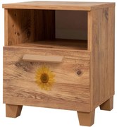 Κομοδίνο Leva Alfa Seed 863SPH3519 45x40x52cm Multi