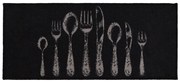 Χαλί Διαδρόμου (50x120) L-N Couverts Black 495021089