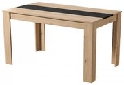 ΤΡΑΠΕΖΙ ΤΡΑΠΕΖΑΡΙΑΣ DOMUS 135 ARTISAN OAK - ΜΑΥΡΟ 135x80.5x74.5εκ 11008174