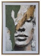 ΠΙΝΑΚΑΣ ΣΕ ΚΑΜΒΑ ΜΕ ΠΛΑΣΤΙΚΟ ΠΛΑΙΣΙΟ Fylliana FL252827B ΜΠΕΖ-ΠΡΑΣΙΝΟ-ΓΚΡΙ 50x4x70εκ 147-126-099