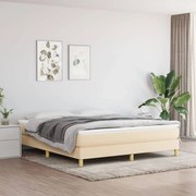 ΠΛΑΙΣΙΟ ΚΡΕΒΑΤΙΟΥ BOXSPRING ΚΡΕΜ 160X200 ΕΚ. ΥΦΑΣΜΑΤΙΝΟ 3120627