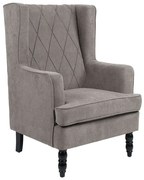 Πολυθρόνα - Μπερζέρα Efficient 255-000018 72x97x100cm Grey-Black