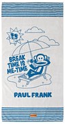 Πετσέτα Θαλάσσης Βελουτέ Paul Frank 40 Grey-Blue 70x140 - Kentia