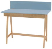 Γραφείο Luka LUKA2DOFASH13 110x50x75cm Natural-Light Blue